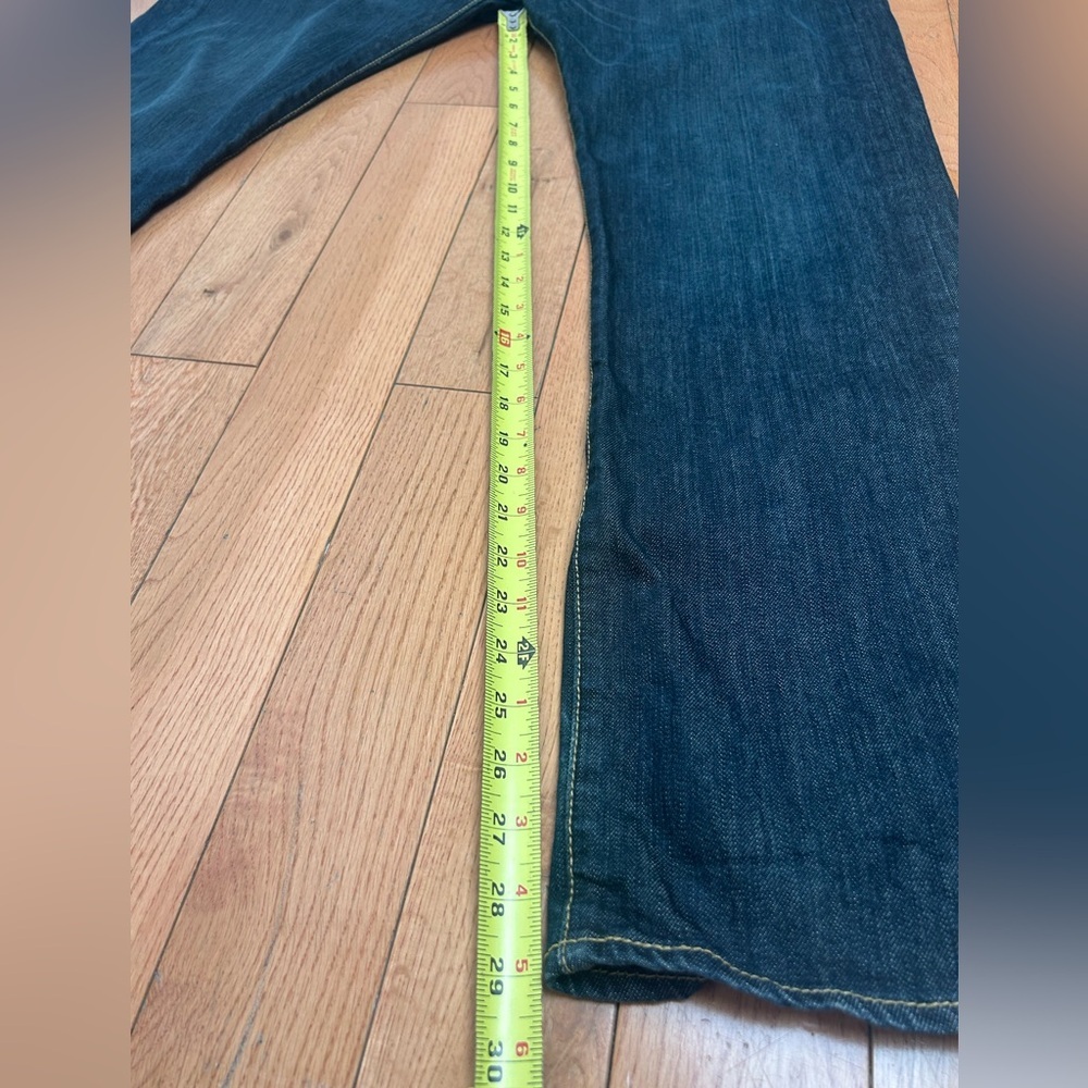 Levi's 501 Men's Dark Wash 100% Cotton Denim Jeans Size W36 L32‎ - Picture 8 of 11